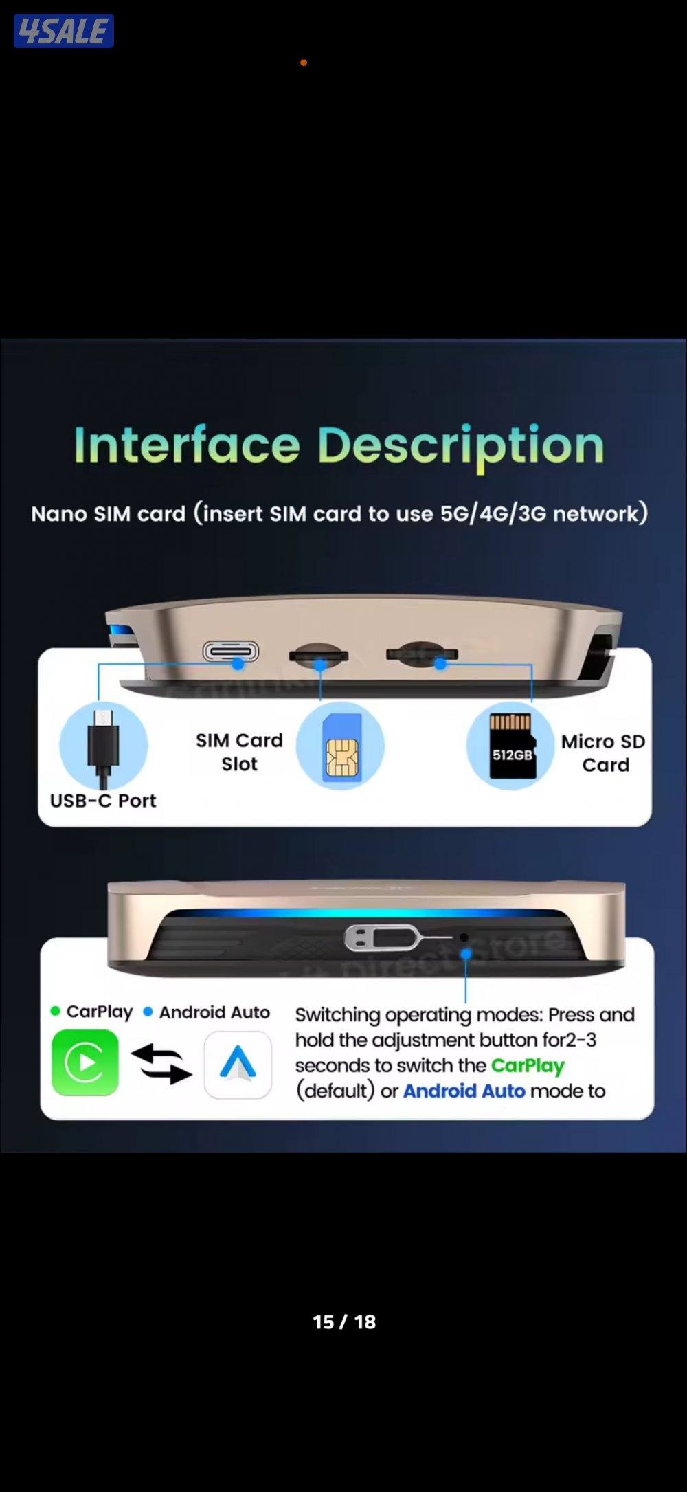 جهاز كارلينك كت الترا نطام قوقل بلاي اندرويد 158