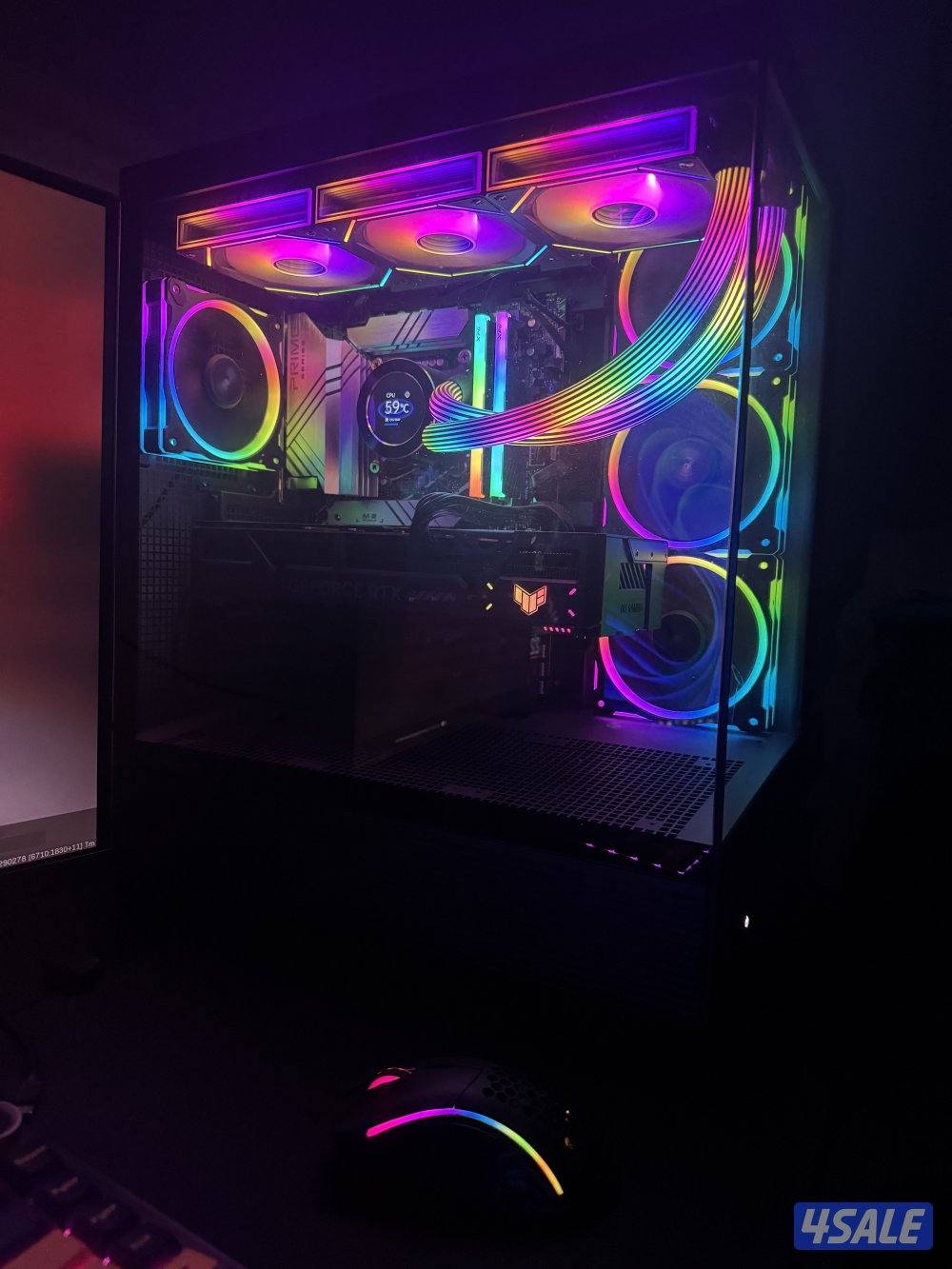 ست اب كامل RTX5070 asus tuf oc0