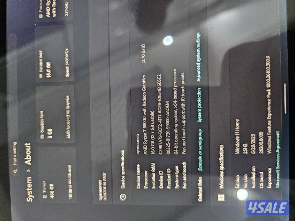 للبيع aokzoe a1 pc1