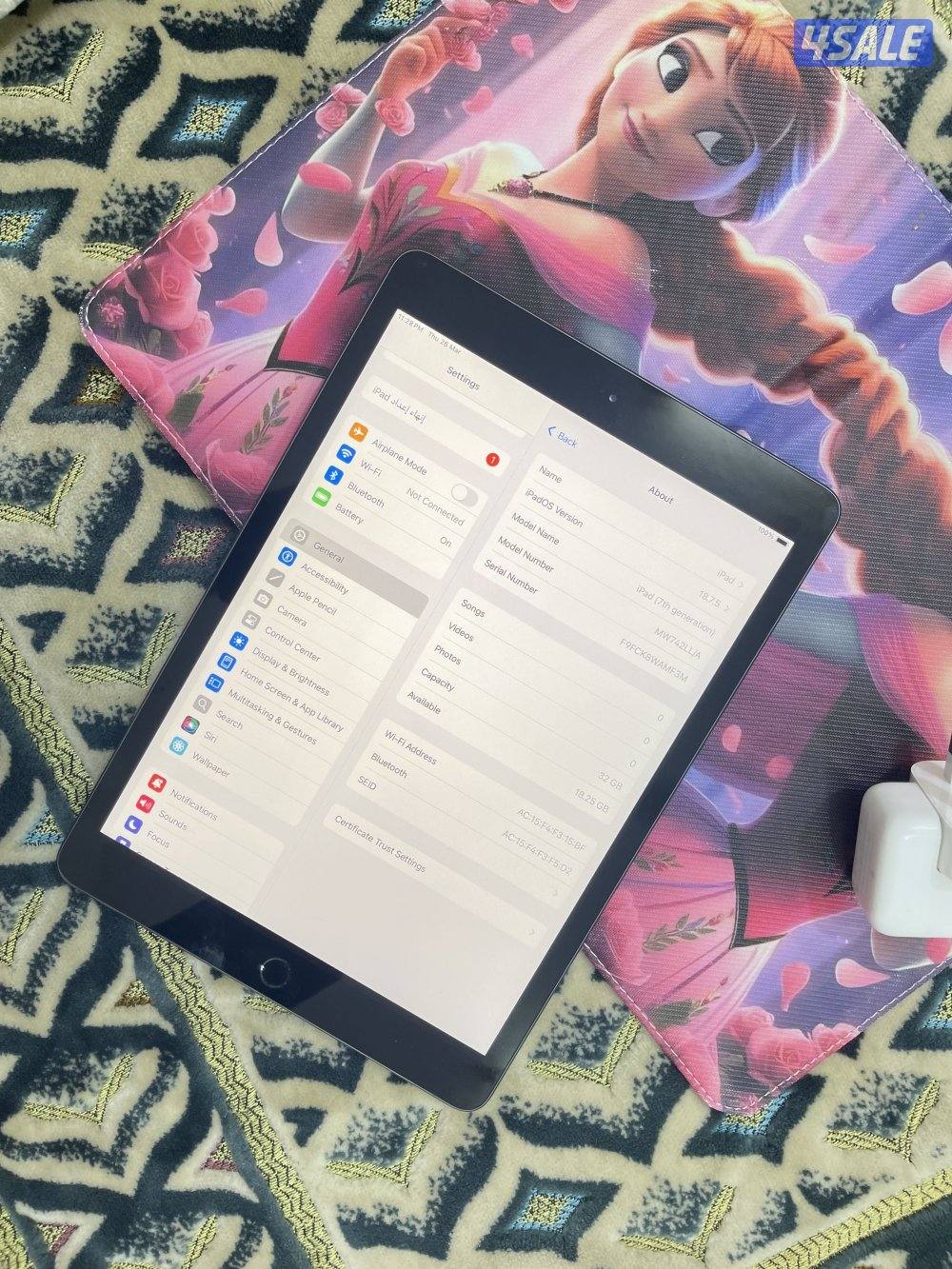 ايباد ابل 7 السابع 32 قيقا نظيف وشغال تمام تحديث جديد ومعاه أغراض كامل2