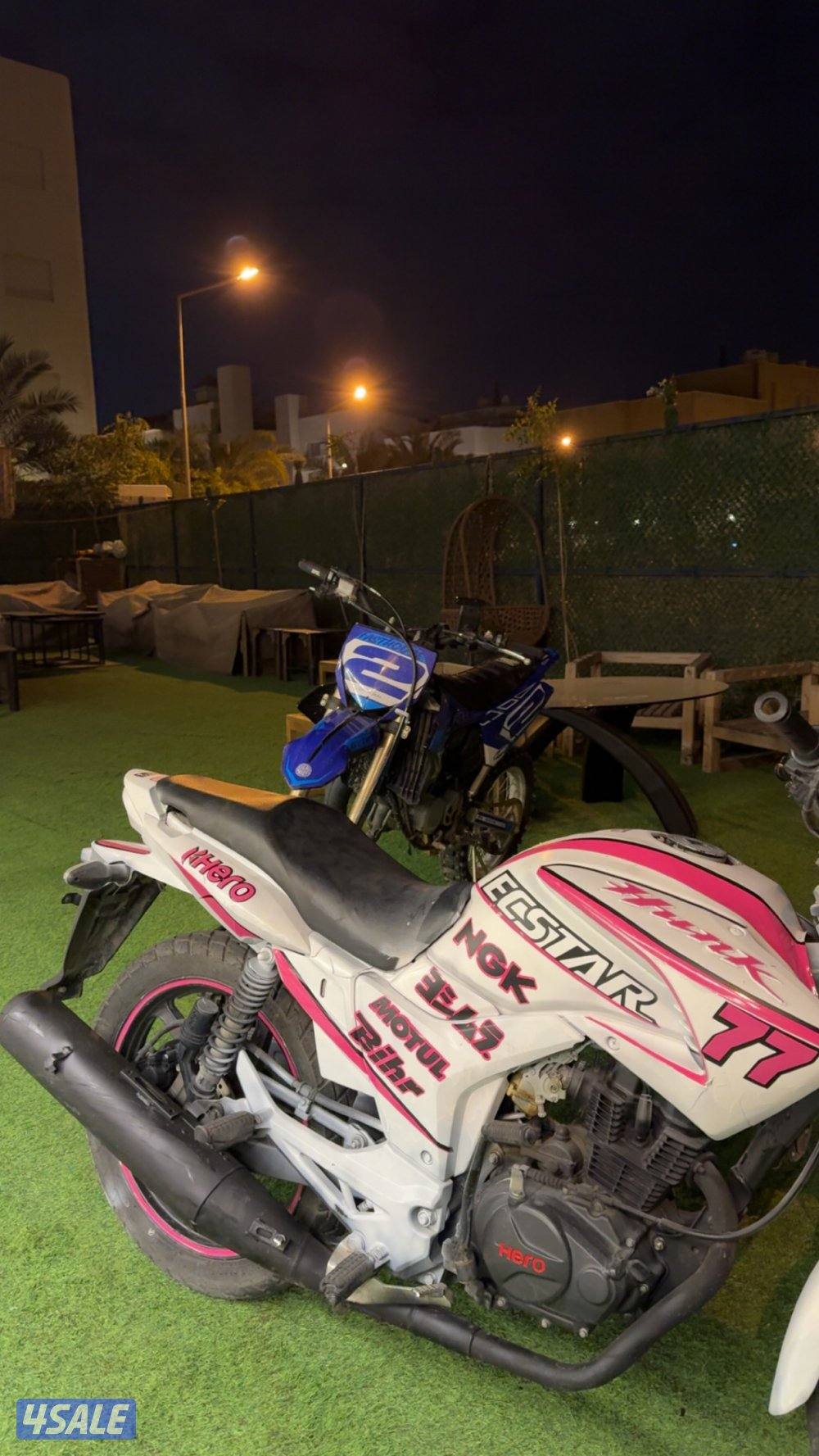 سيكلين واحد هيرو ٢٠٠ سيسي و الثاني ماكس بور ١٢٥ سيسي3