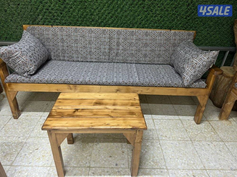 كراسي خشب+ كراسي حديد0