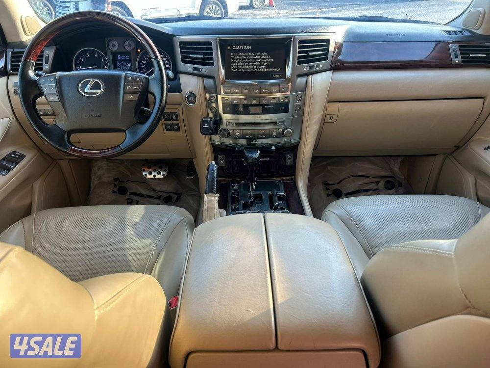 لكزس LX570 درجة اولى  موديل 2009 ماشى 552.000 k.m  وارد الساير  .4