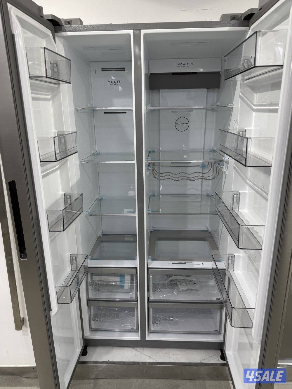 ثلاجة ميديا 2 باب جديدة بدون كارتون 791 لتر0