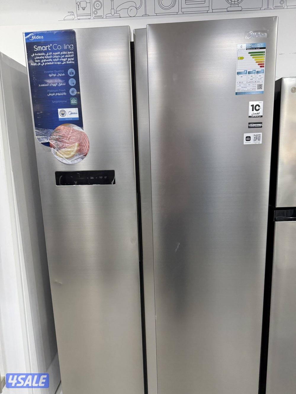 ثلاجة ميديا 2 باب جديدة بدون كارتون 791 لتر2