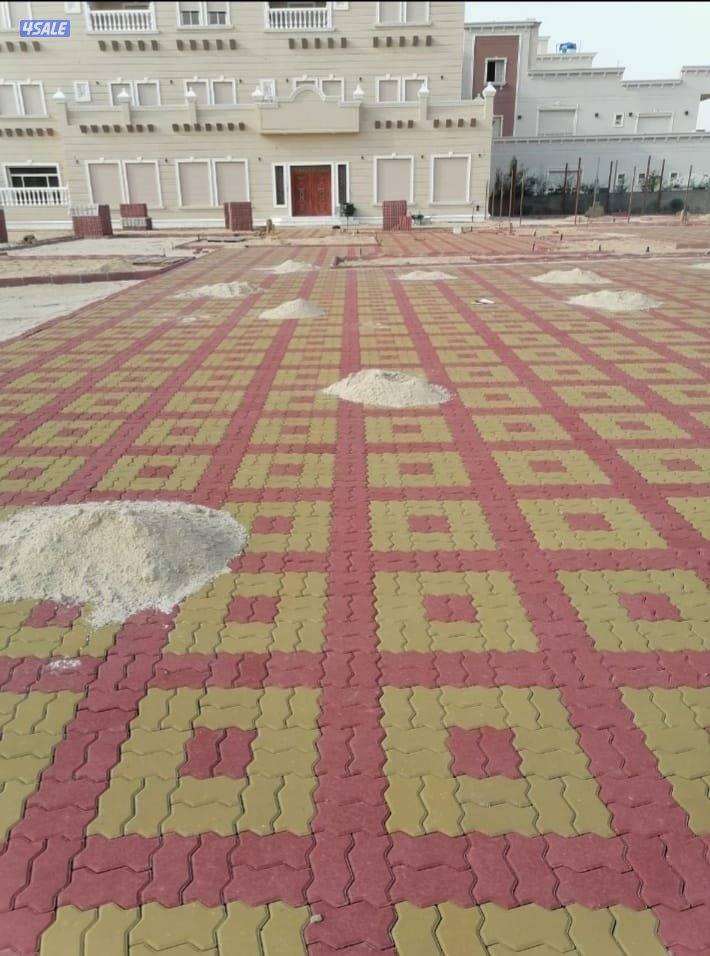 تركيب جميع انواع البلاط المتداخل والكربستون والكاشي وتنسيق الحدائق0