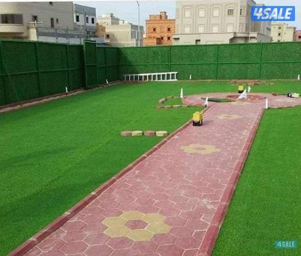 تركيب جميع انواع البلاط المتداخل والكربستون والكاشي وتنسيق الحدائق6