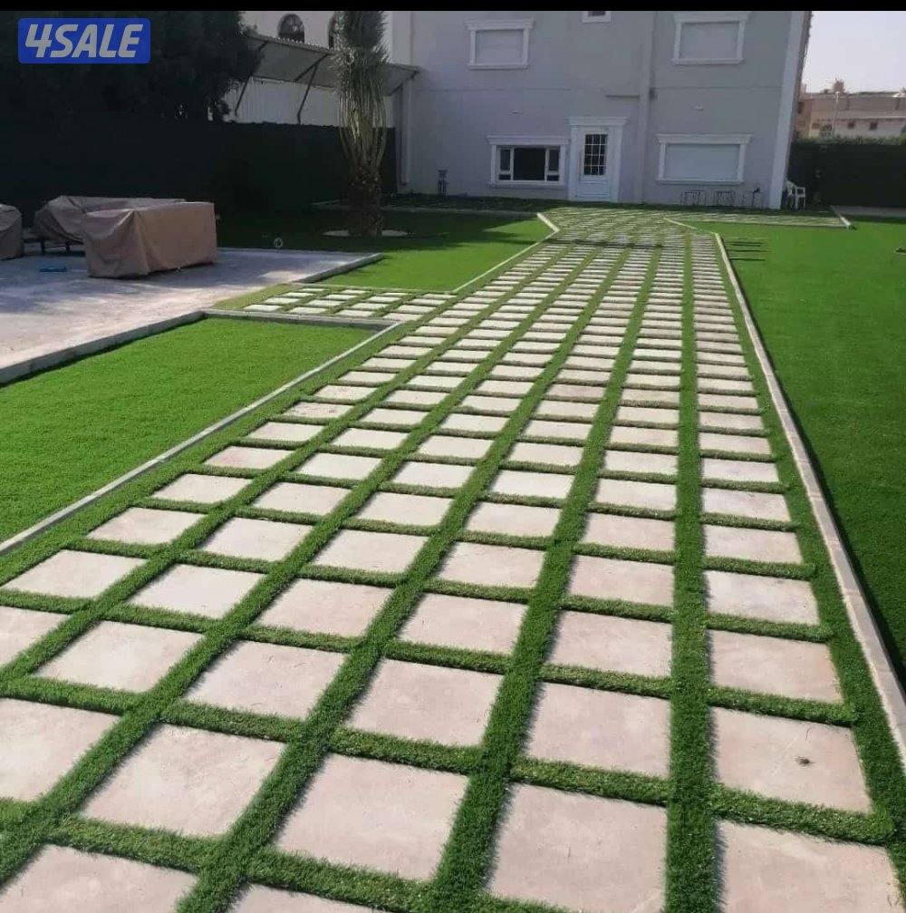 تركيب جميع انواع البلاط المتداخل والكربستون والكاشي وتنسيق الحدائق8