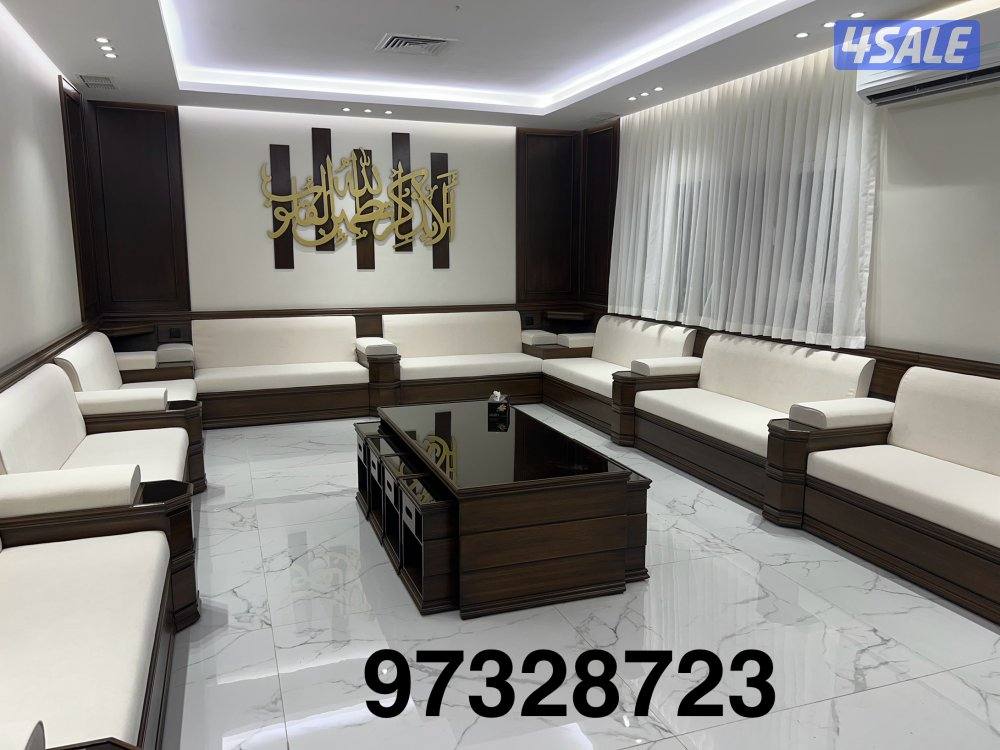 تنجيد وتفصيل مساند وكنب وديوانيات وجلسات وكل الستاير وسجاد قص1