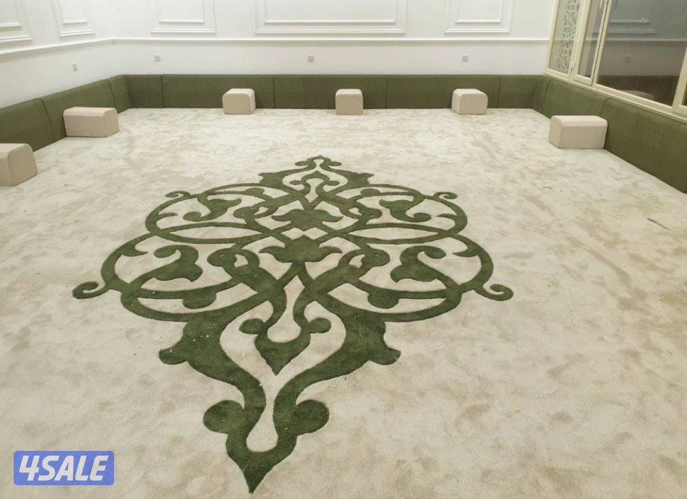 تنجيد وتفصيل مساند وكنب وديوانيات وجلسات وكل الستاير وسجاد قص11