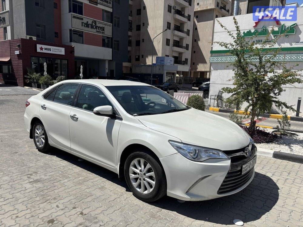 للبيع تويوتا  كامري موديل 2017 بحاله ممتازه عداد157 الف فيها اصباخ3