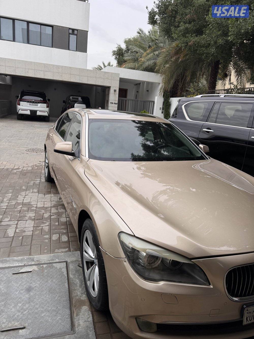 للبيع BMW730 LI ماشي 163 ألف فحص جير مكينه شامي صبغ تجميلي مدكر يسار1