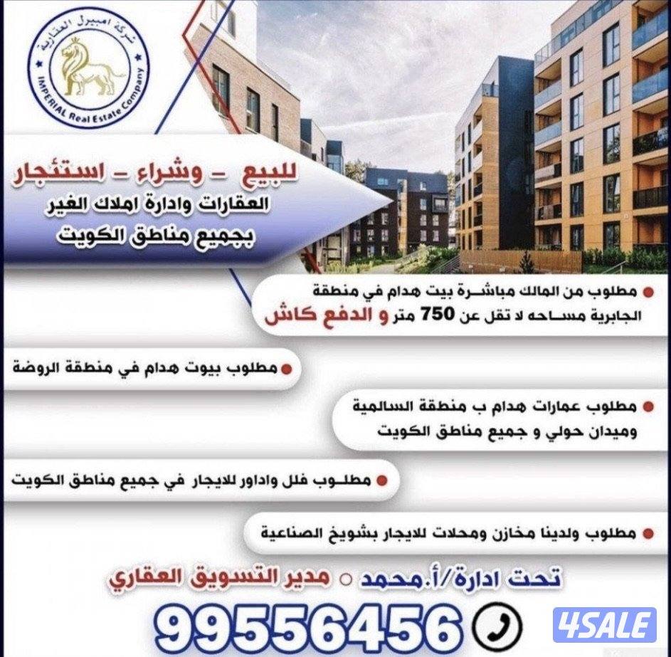 عمارة للإيجار للشركات الكبري مكونة من ٤٨ شقة0