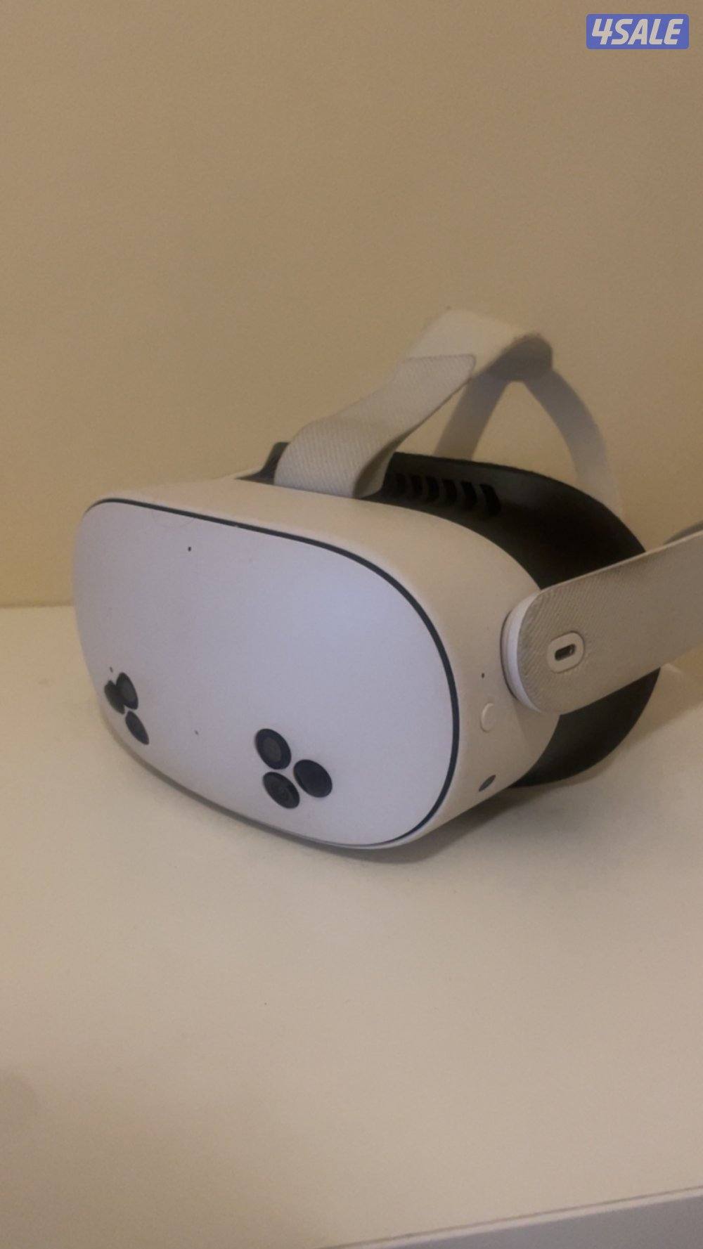 vr meta quest 3s 256g +  حمايه للوجه + لعبة باتمان arkham shadow0