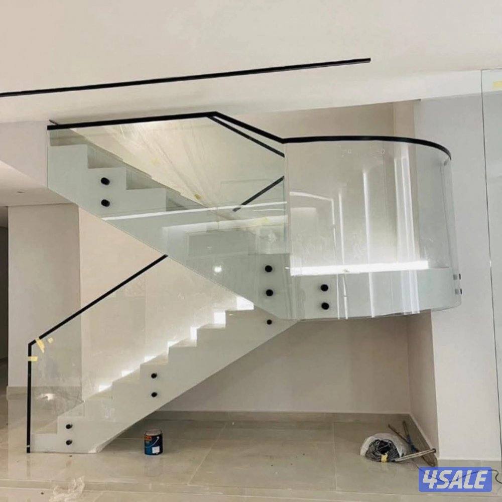 تركيب جميع انواع الزجاج والمرايا شاور بكس طاوله طعام دوربزين درج بلكون8