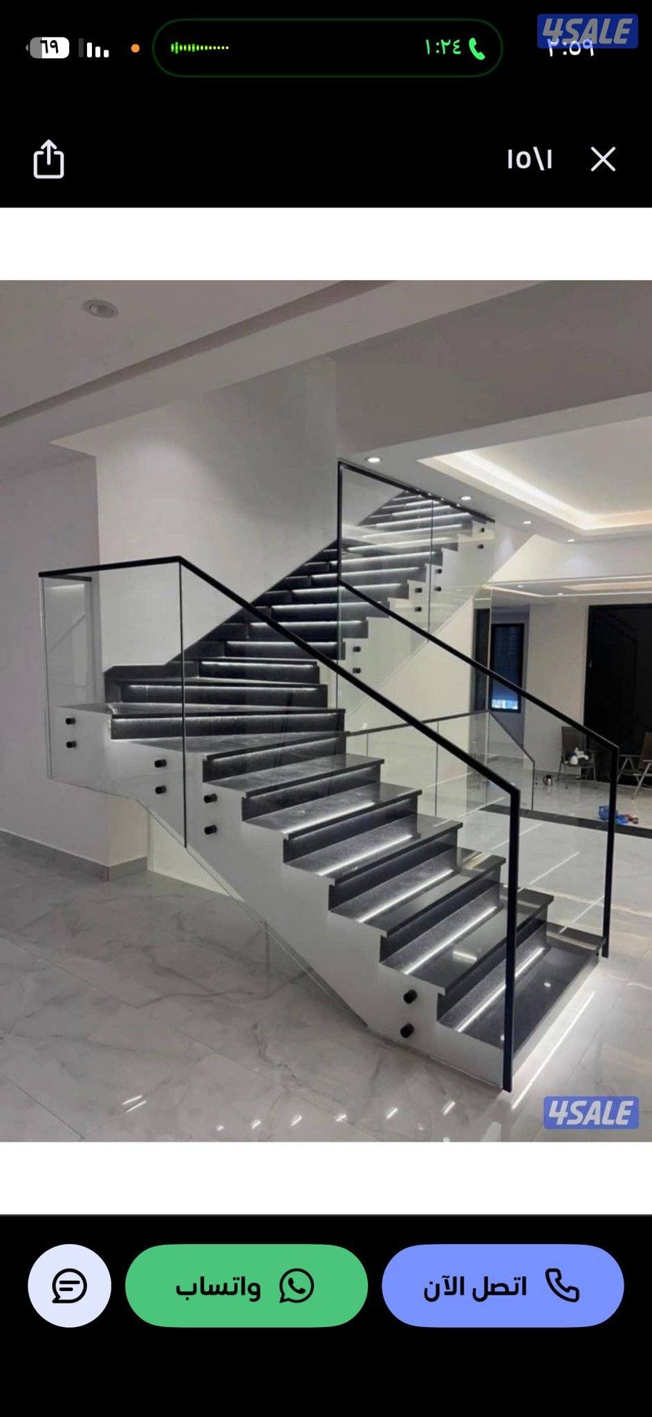 تركيب جميع انواع الزجاج والمرايا شاور بكس طاوله طعام دوربزين درج بلكون12