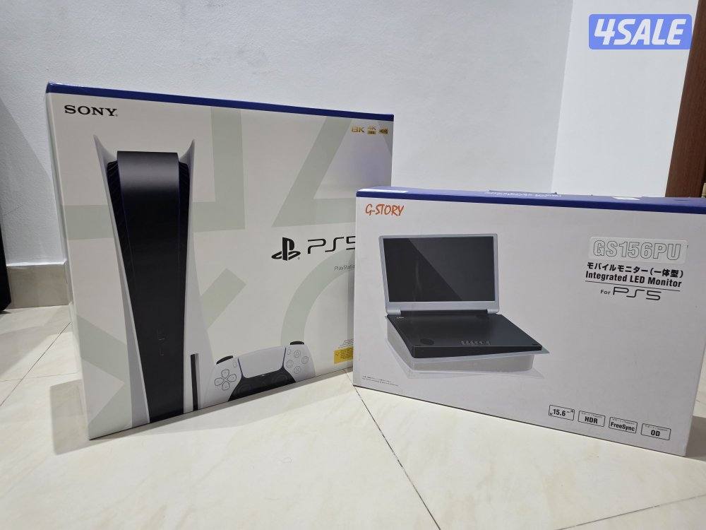 للبيع بلايسيشن ٥ مع شاشة جي ستوري ١٥انتش0