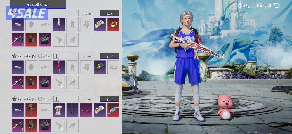 حساب ببجي 3 سله + باتمان0