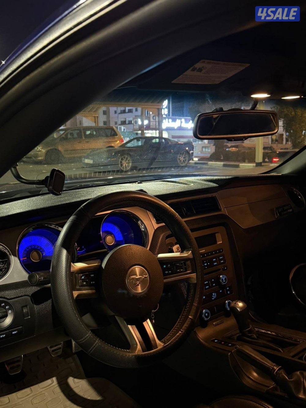 للبيع ٢٠١٠ او للبدل قير عادي موستنج محول بالكامل شلبي ورنقات شلبي4