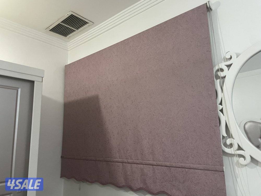غرفة نوم تفصال للبيع كاملة مع ستارة رول و سجادة للتواصل1