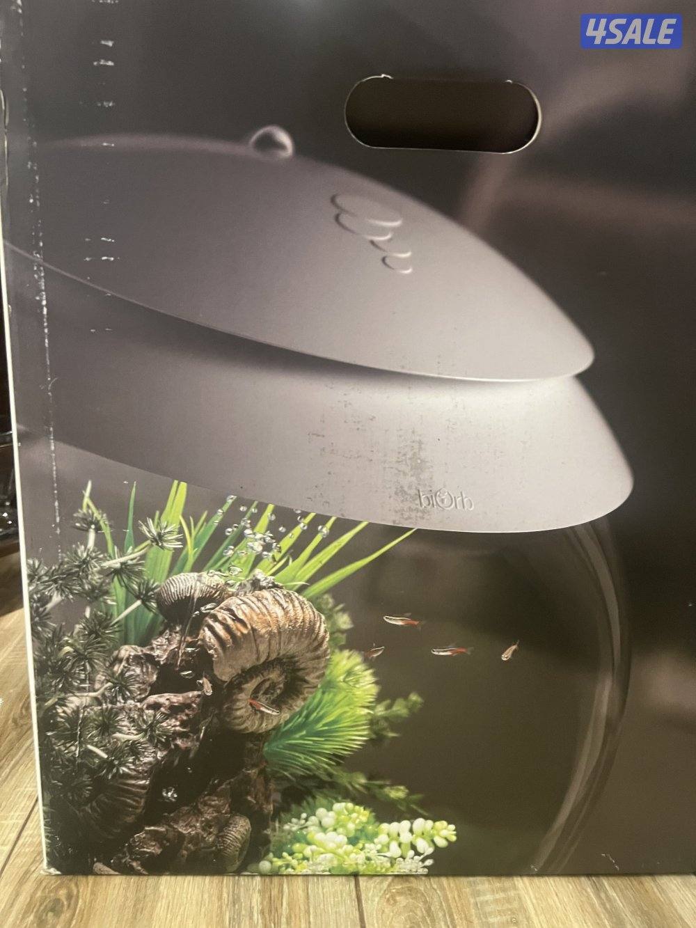 للبيع حوض اكواريوم جديد بالكرتون0
