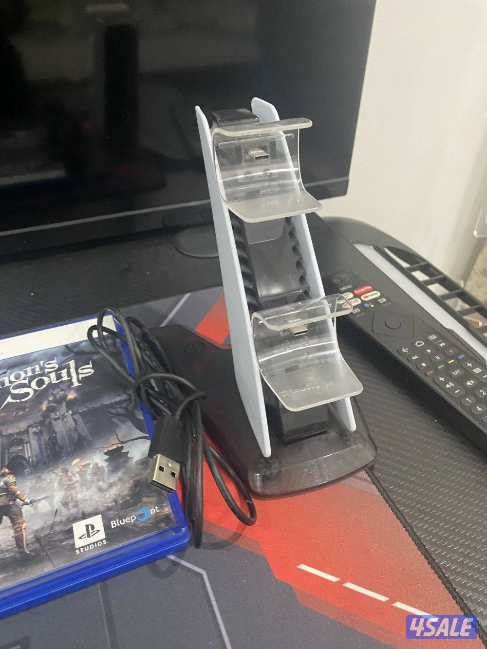 5 cds plus PlayStation controller charger for 2 controllers2