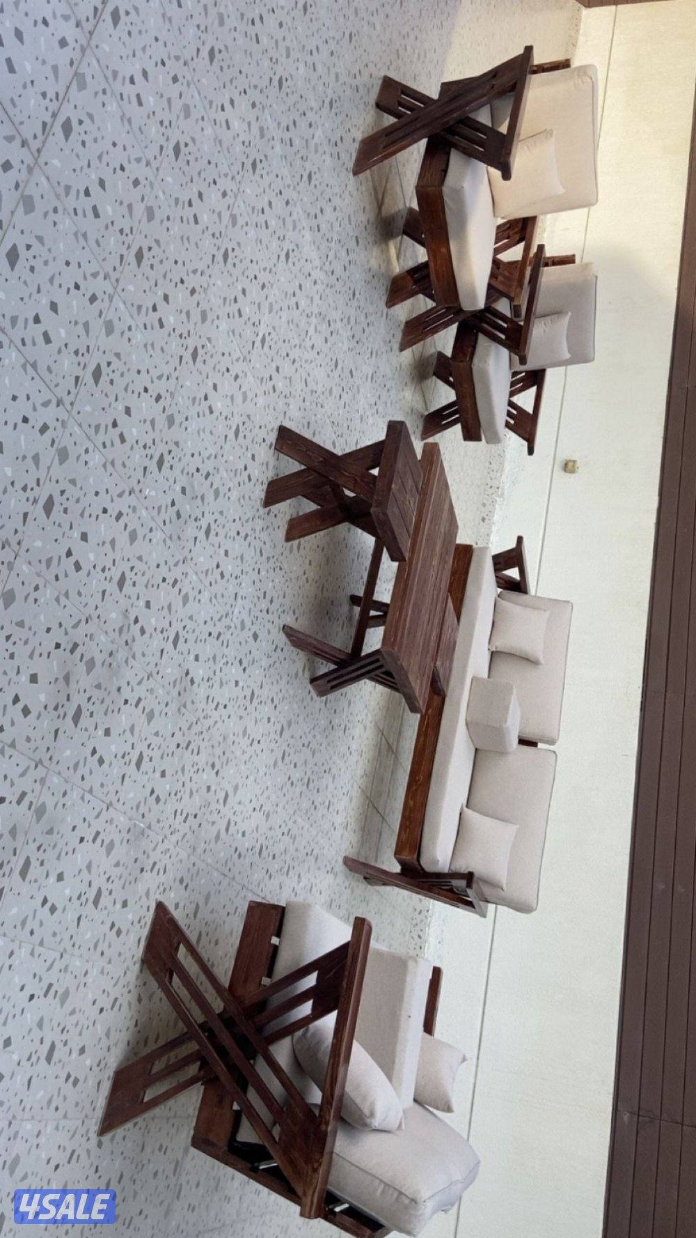 كراسي كراسي خشب +كراسي حديد +فرش كراسي طرابيل6