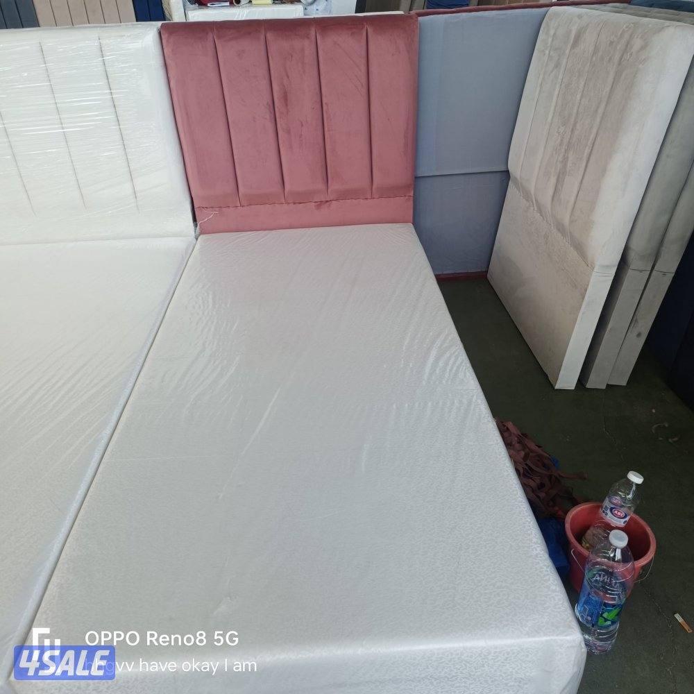 سرير سنجل +سرير دبل سرير  جميع القياسات دواشق طبيه جميع القياسات مخده6