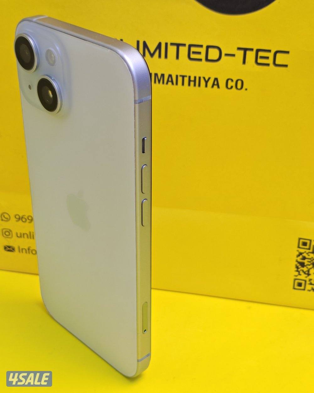 ايفون 15 – 128 جيجا – أزرق بطارية 79% مستعمل نظيف iPhone 15 128GB Blue3