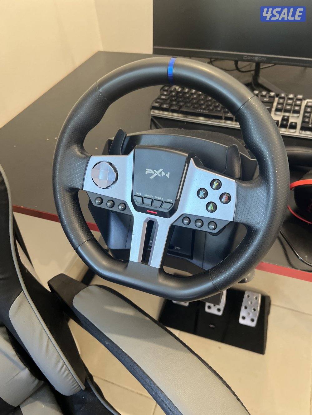 بيسي مع سماعه مع شاشه مع كرسي مع سكان ودواسه واذا تبي الطاوله تم4