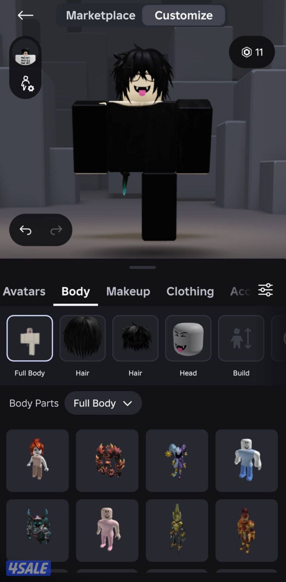 حساب روبلكس فيه الرجل1