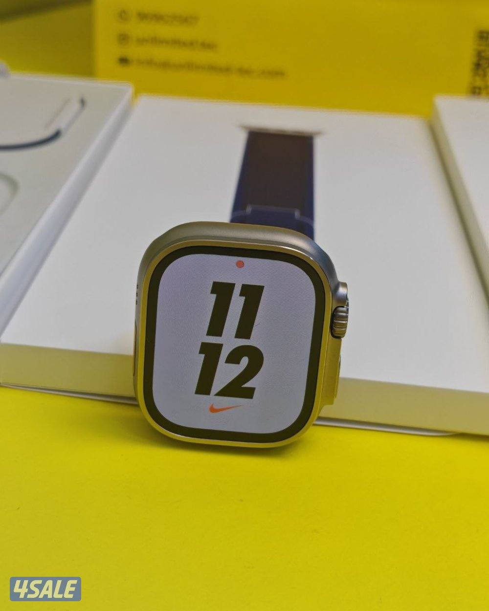 ساعة ابل وتش الترا 2 الأصلية – 49 مم – تيتانيوم طبيعي مستعملة كالجديدة5