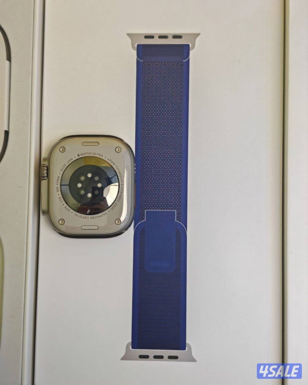 ساعة ابل وتش الترا 2 الأصلية – 49 مم – تيتانيوم طبيعي مستعملة كالجديدة6