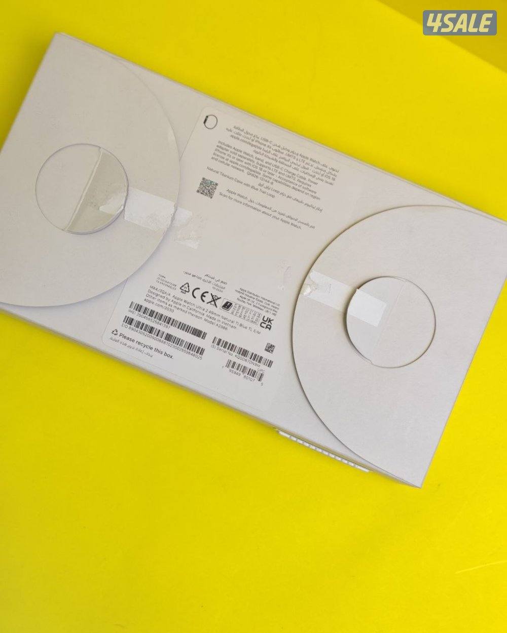 ساعة ابل وتش الترا 2 الأصلية – 49 مم – تيتانيوم طبيعي مستعملة كالجديدة7