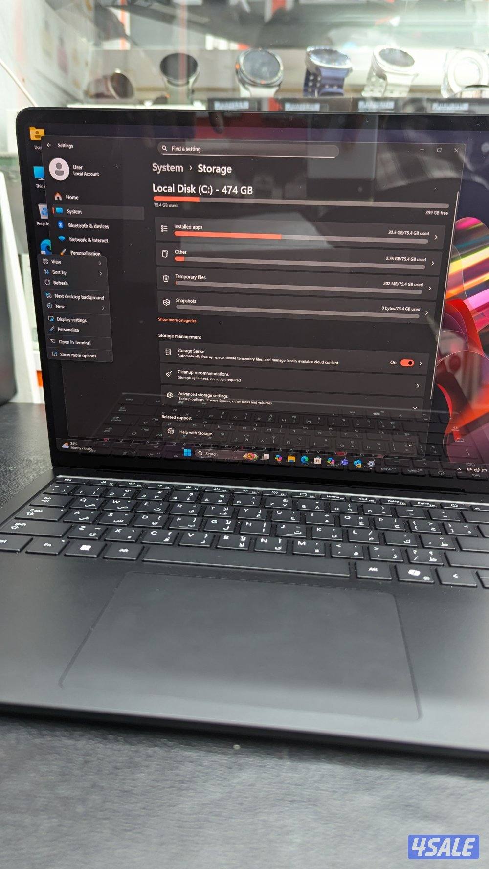 Microsoft  Surface laptop 7th Edition  / 16 GB ram / 512 GB SSD3