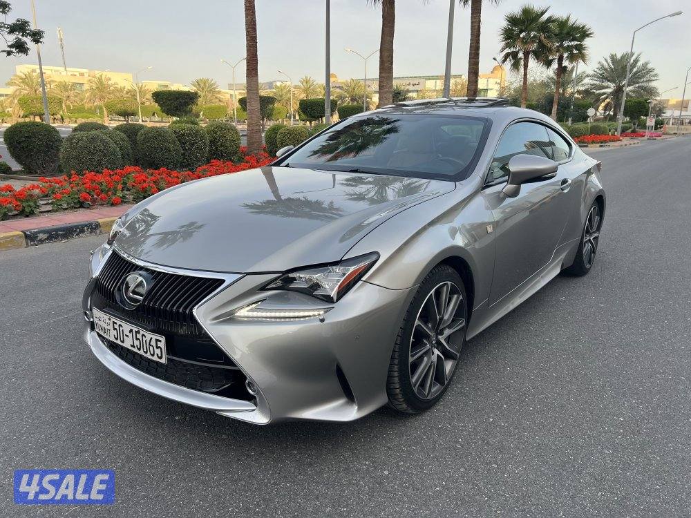 للبيع لكزس RC موديل 2017 ( شـرط الـفـحـص ) عـداد 145 فـقـط2