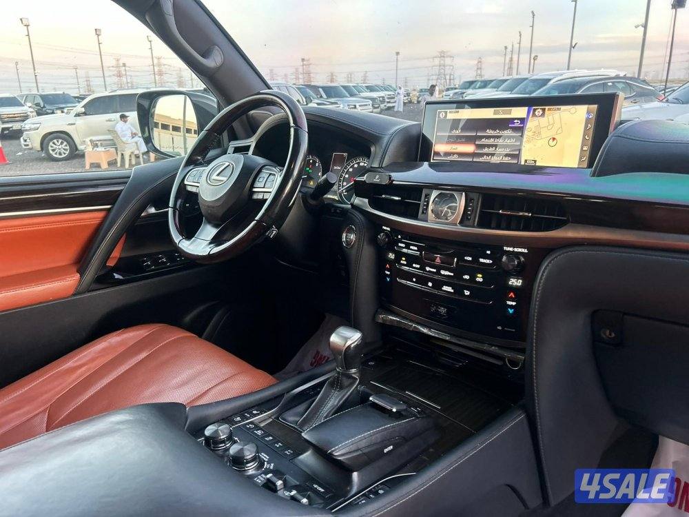 لكزس LX570 درجه اولى موديل 2016 ماشى 208.000 k.m وارد الخليج .صبغ7