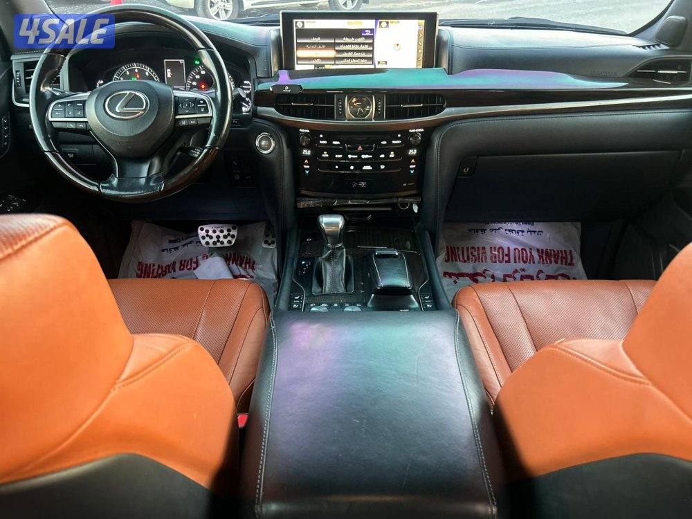 لكزس LX570 درجه اولى موديل 2016 ماشى 208.000 k.m وارد الخليج .صبغ6