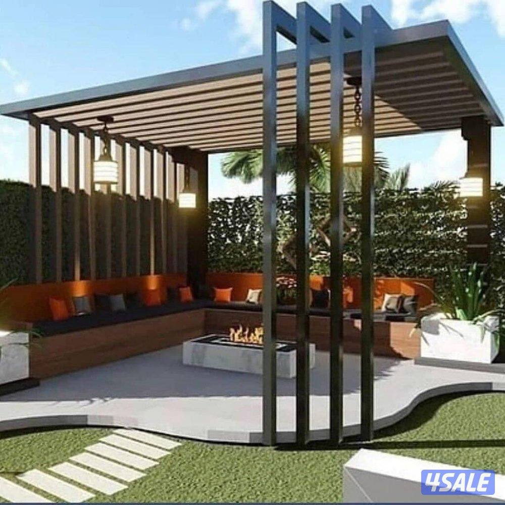 حداد مظلات خام خشبي غرفة مخازن جميع عمال حداده معلم باكستاني7