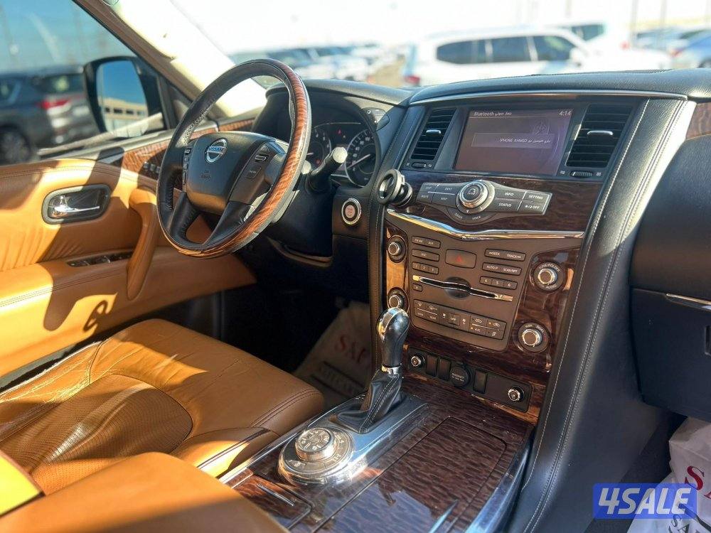 نيسان باترول بلاتنيوم.V8 موديل 2014 ماشى 349.000 k.m  وارد البابطين .6