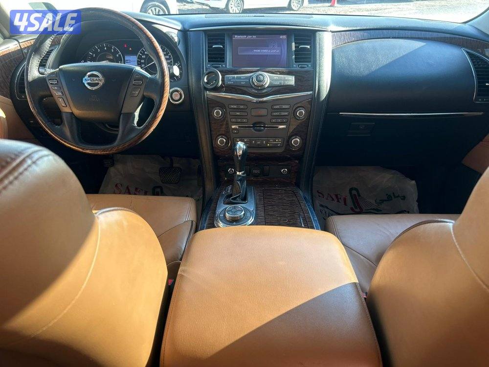 نيسان باترول بلاتنيوم.V8 موديل 2014 ماشى 349.000 k.m  وارد البابطين .7