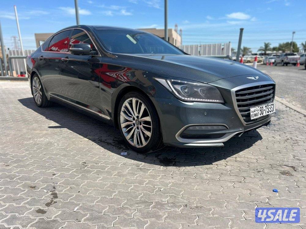 جينيسس G80 موديل 2019 ماشى 150.000 k.m  وارد الكويت .صبغ وكالة  شاشة1