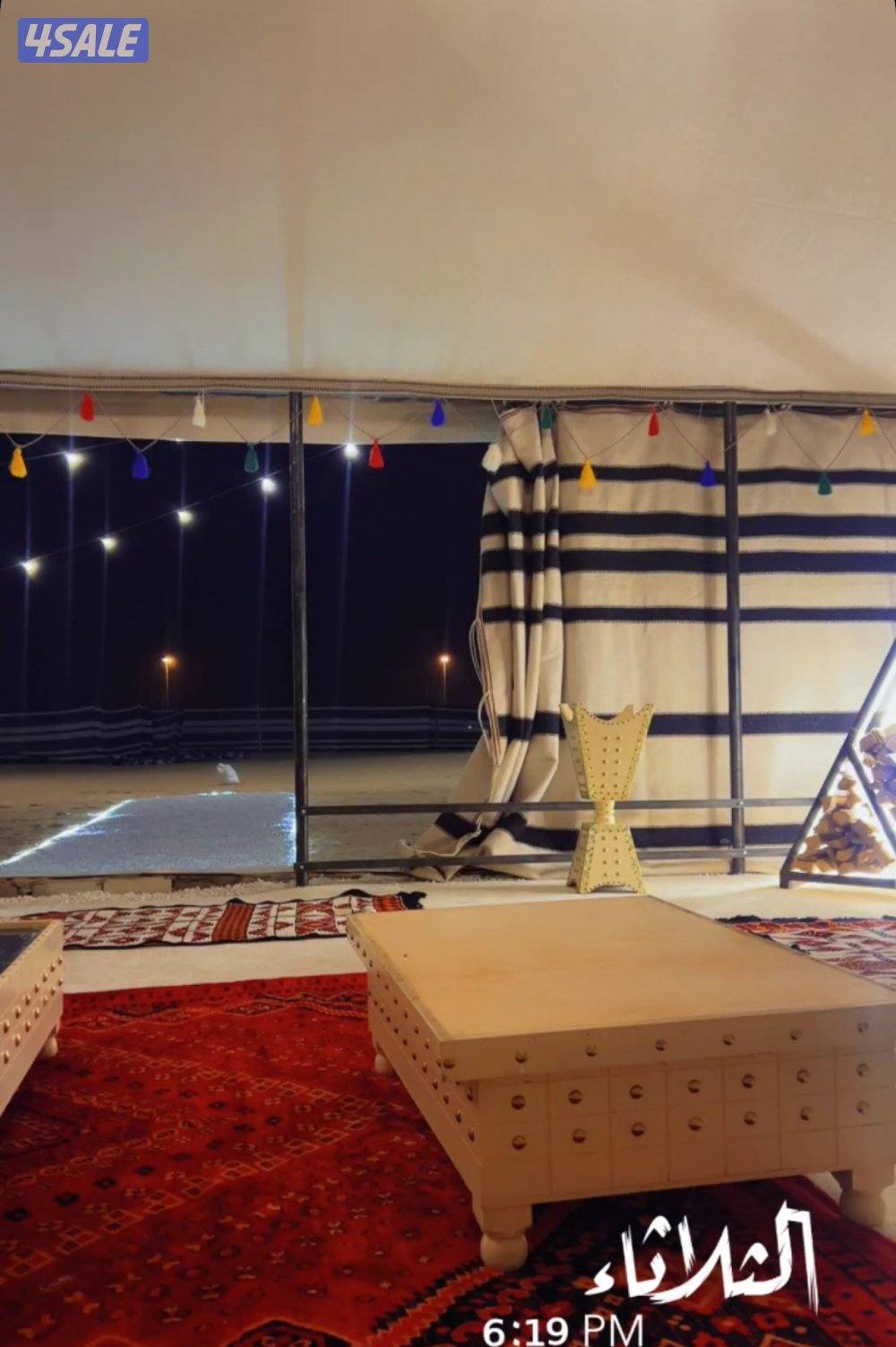 للبيع مخيم كامل0