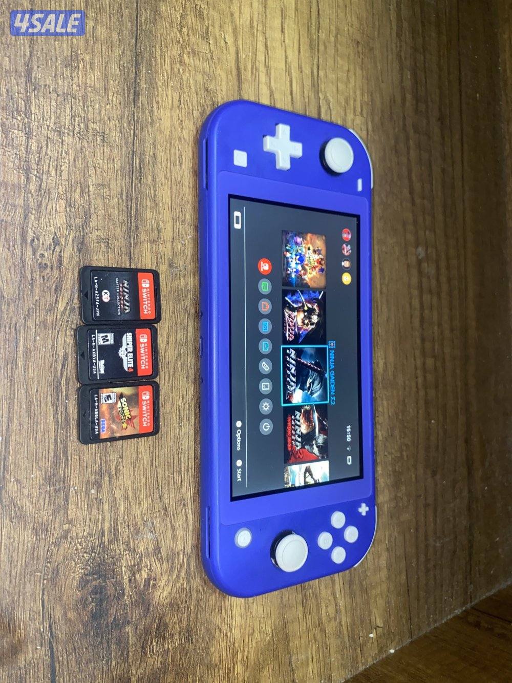 Nintendo switch ب٤٠دم و مع ثلاثة اشرطه ب٦٠دك3