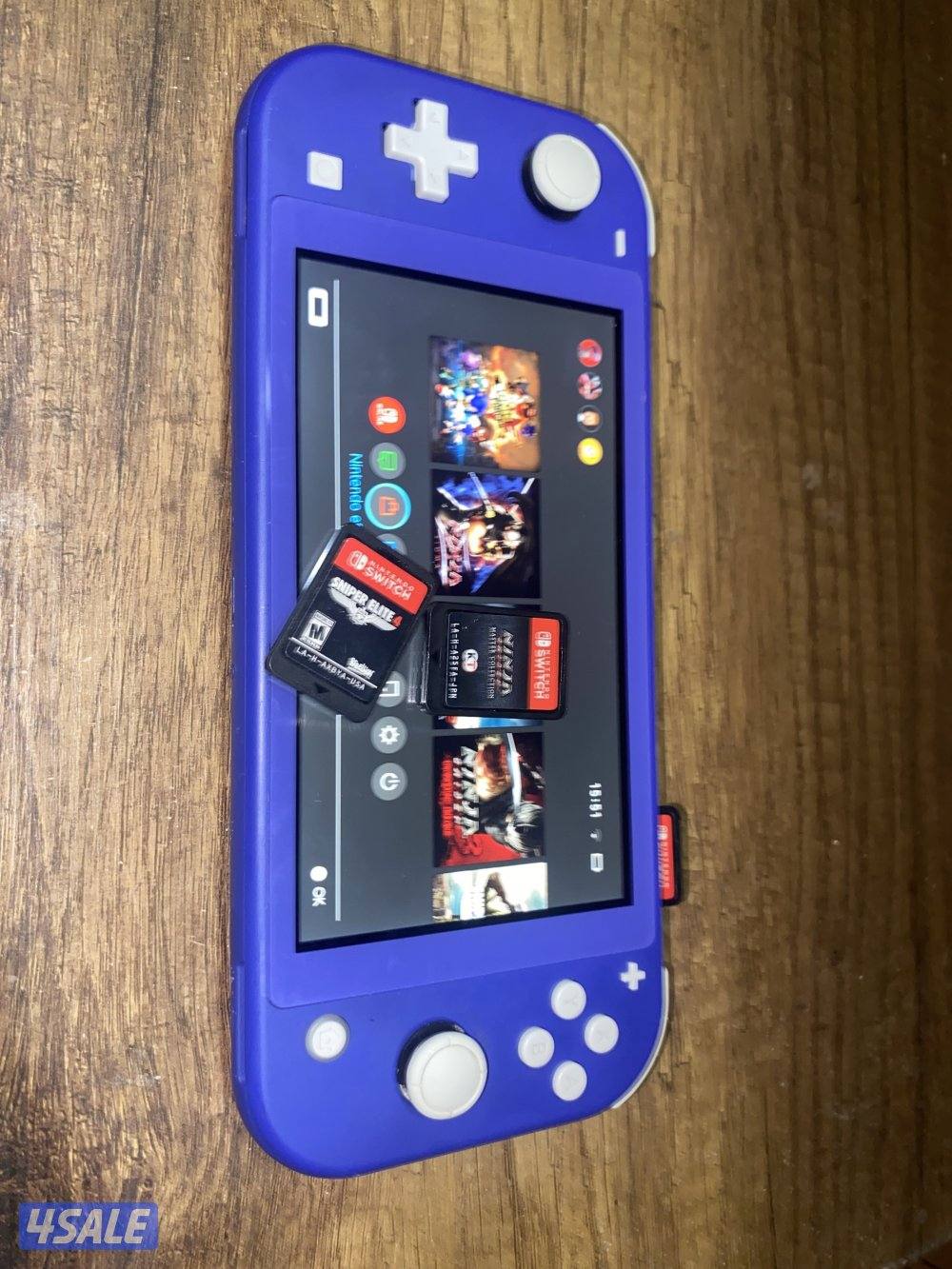 Nintendo switch ب٤٠دم و مع ثلاثة اشرطه ب٦٠دك4