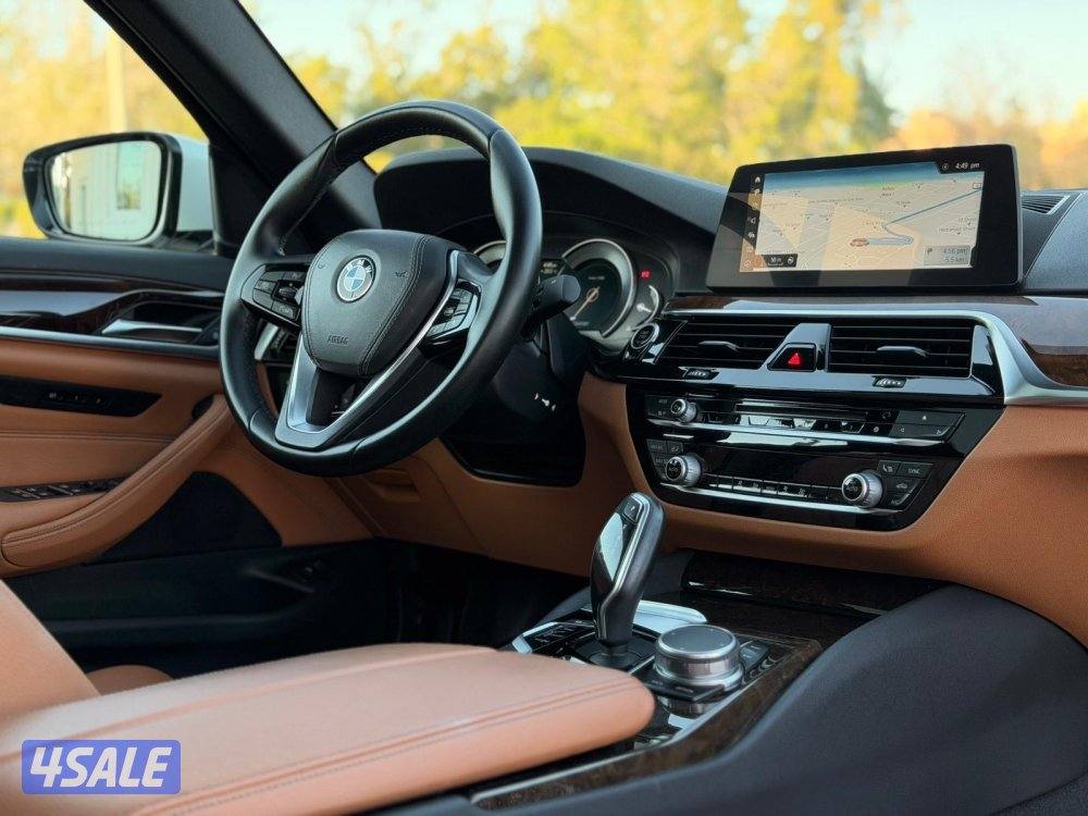 للبيع BMW520i موديل 2019 وارد الغانم تحت الكفاله بحالة الوكاله9