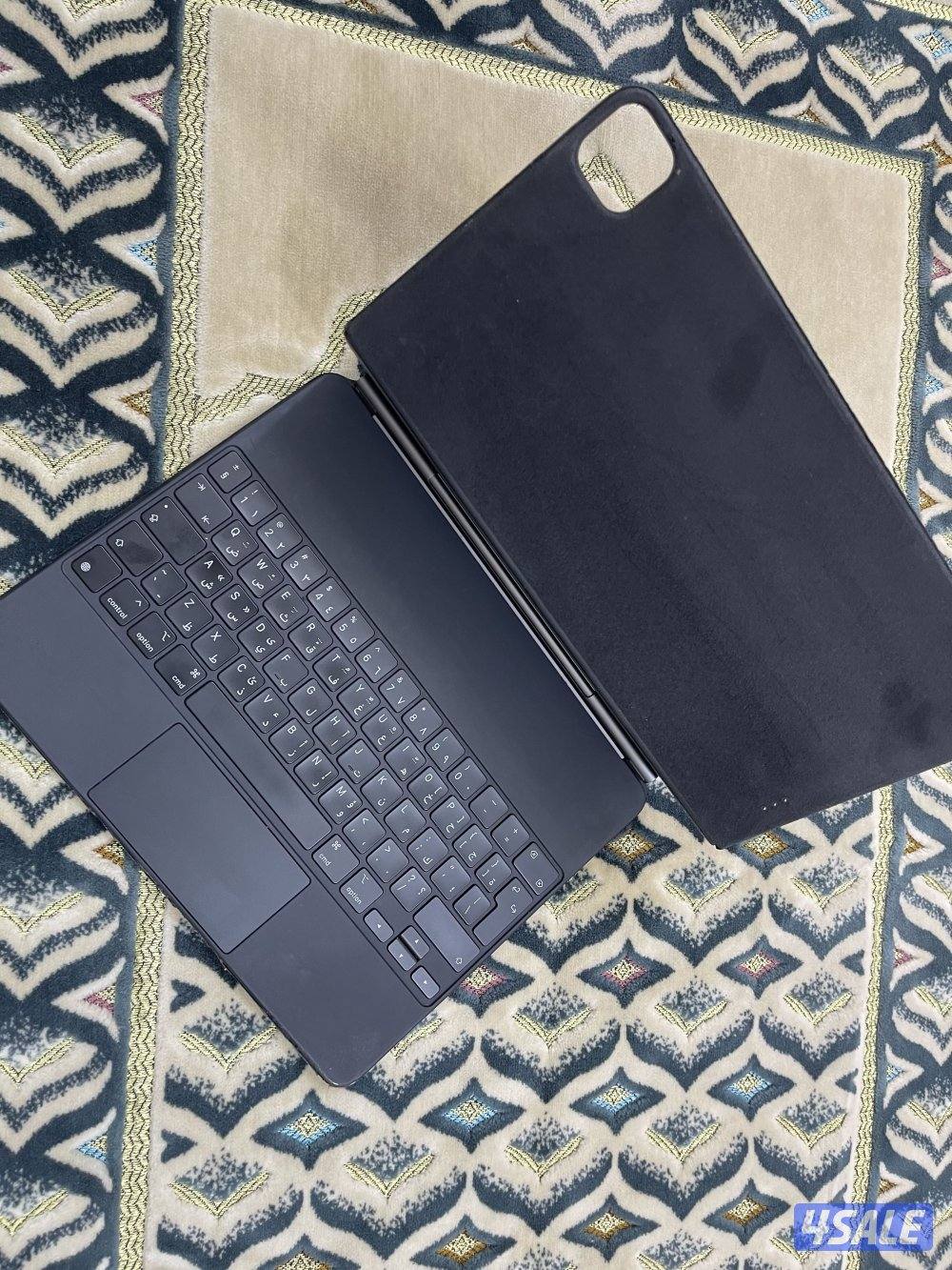 للبيع  كيبورد ابل ماجيك الاصلي ابل 12.9انش نظيف وشغال زين عربي انجليزي5