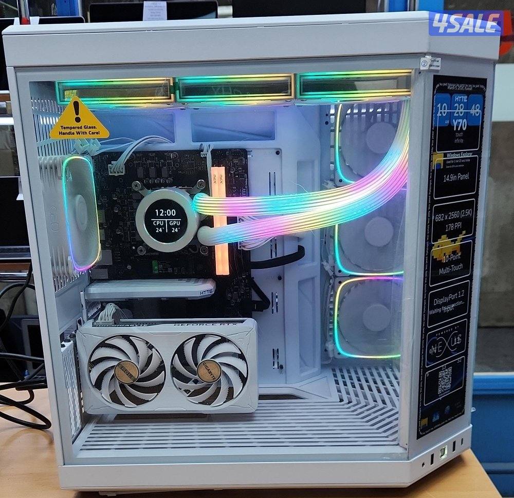 i5 GEN14 RAM32 DDR5 1TB SSD 5060 RTX  8GB HYTE Y70 CASE0