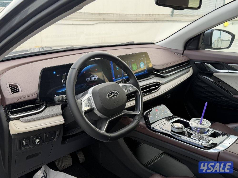 جاك JS6 موديل 2025 شبه اصفار وارد الغانم تحت الكفاله اعلى فئة بنوراما1