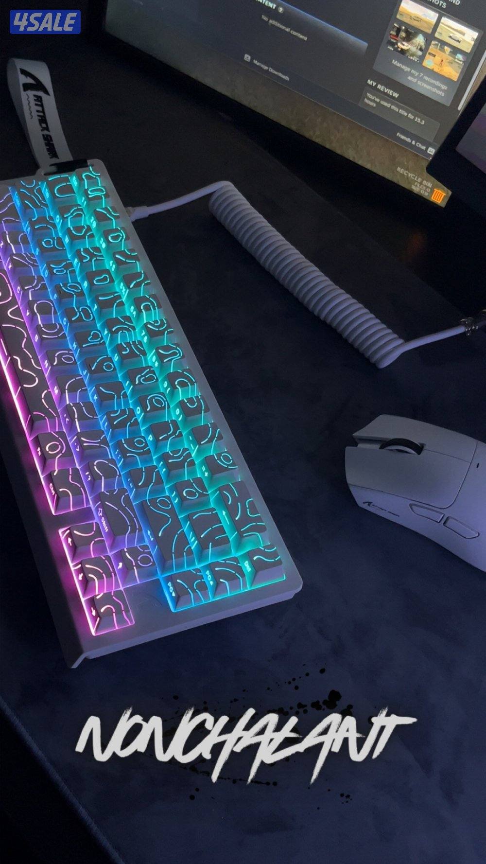 كيبورد اتاك شارك x68 he مغناطيسي شبه جديد صارلي 13 يوم شاريه0